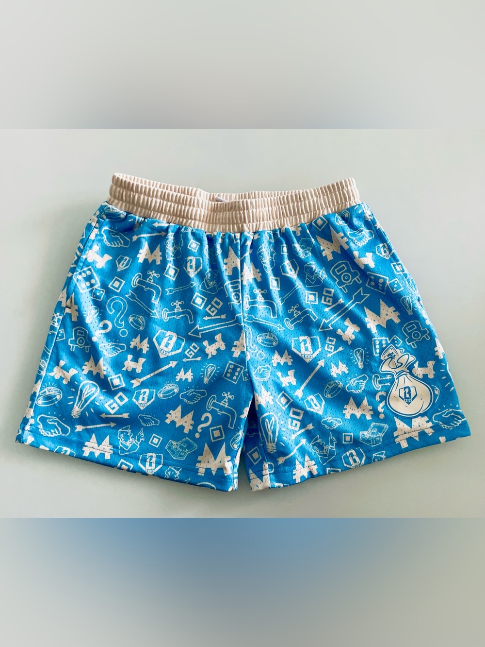 NWOT Baseball Lifestyle 101 Boys Monopoly Shorts